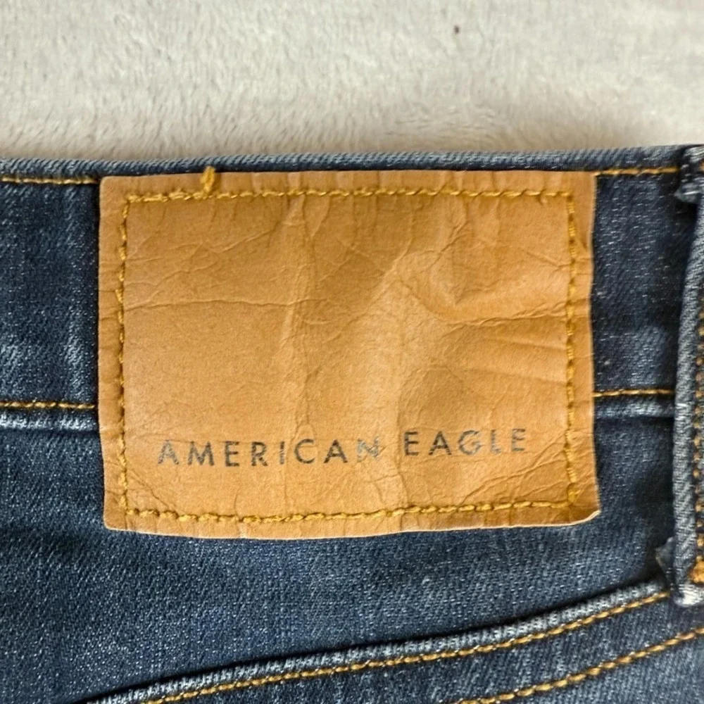 American Eagle Jeans Mens 30x34 Blue Slim Fit Dark Wash Flex Stretch Denim
